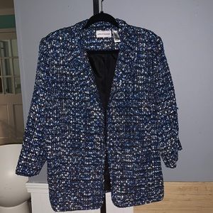 Alfred Dunner Tweed blazer size 16